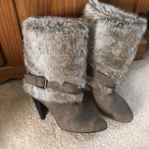 Furry boots